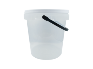 20L Clear Bucket & Lid