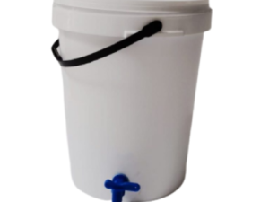 20L White Bucket with Tap