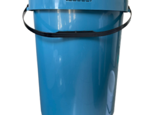 25L Blue Bucket With Black Handle + Lid
