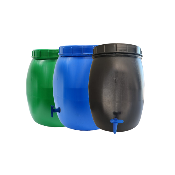 50L Drum – Open Head With Tap