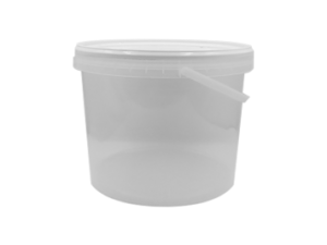 5L Clear Bucket & Lid