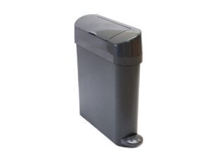 15L Foot Pedal Sanitary Bin / She Bin (Black)