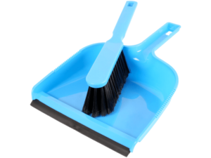 Dust Pan & Brush Set Assorted Colours