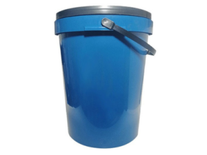 20L Blue Bucket With Black Handle + Lid