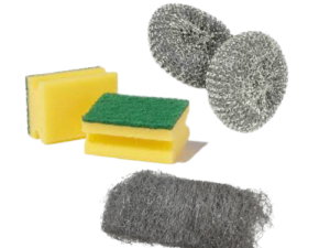 Sponge , Pot Scraper and Steelwool Office Cleaning Kit
