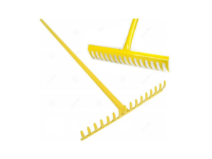 Yellow Steel Rake (16 Tooth Rake)