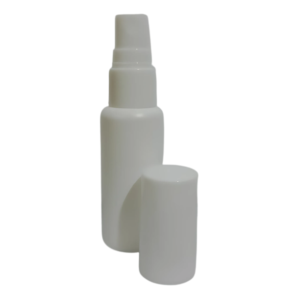 30ml HDPE Bottle with Mist Spray White