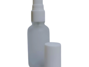 30ml Frosted Glass Bottle with Mist Spray White – Elegant, Durable, and Multi-Purpose